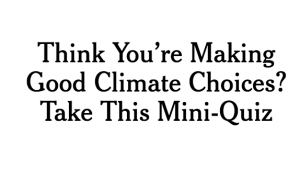New York Times climate quiz features UBC Geography research
