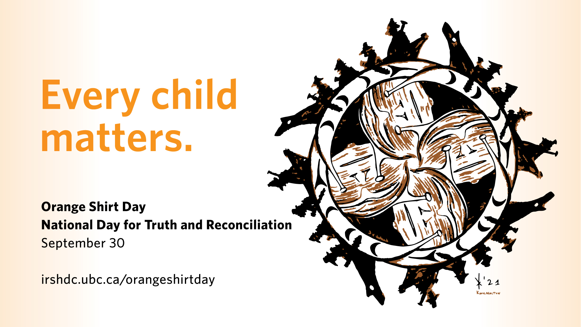 Every Child Matters And National Day of Truth and Reconciliation -  September 2023.