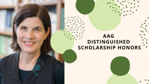Geraldine Pratt awarded AAG Distinguished Scholarship Honors